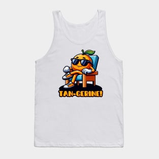 Sun’s Out, Puns Out: Summer Tangerine Chill Tank Top